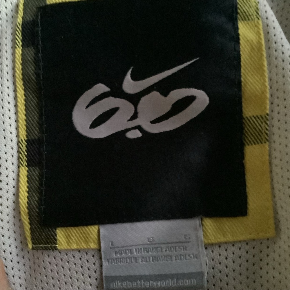 Nike snowboard jacket Yellow plaid - Picture 4 of 4
